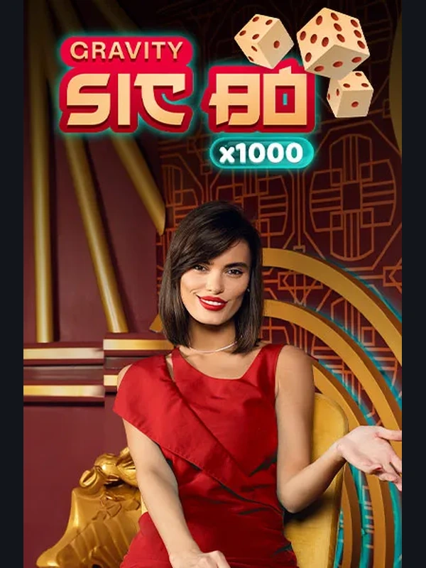 Gravity Sic Bo live game at Viperspin Casino