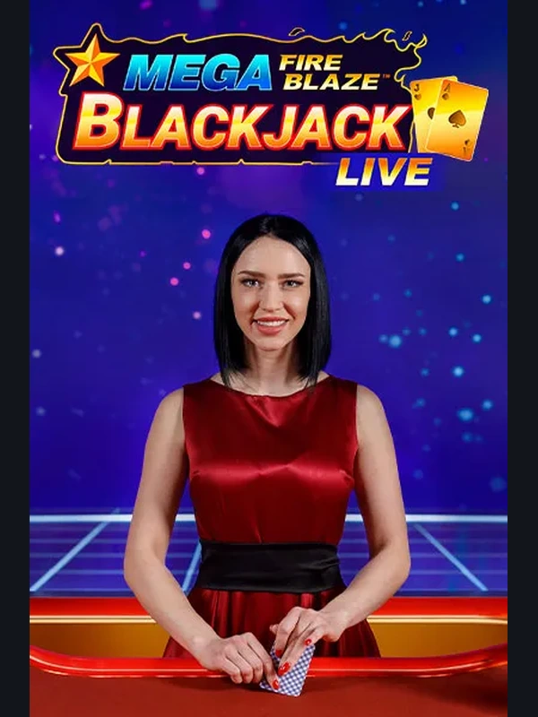 Mega Fire Blaze Blackjack live game at Viperspin Casino