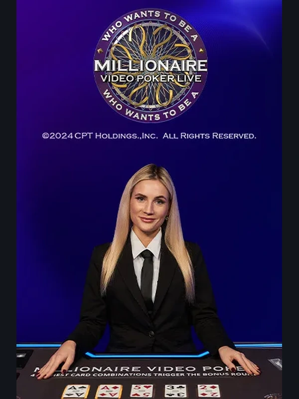 Who Wants to Be a Millionaire Video Poker Live at Viperspin Casino